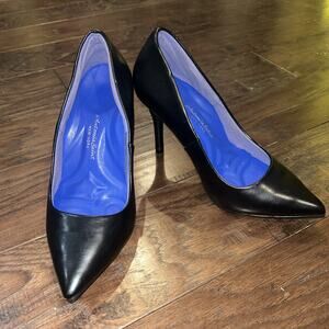 Antonia Saint NY Victoria High Heel Shoes Pumps 3.5" Black Womens 7.5